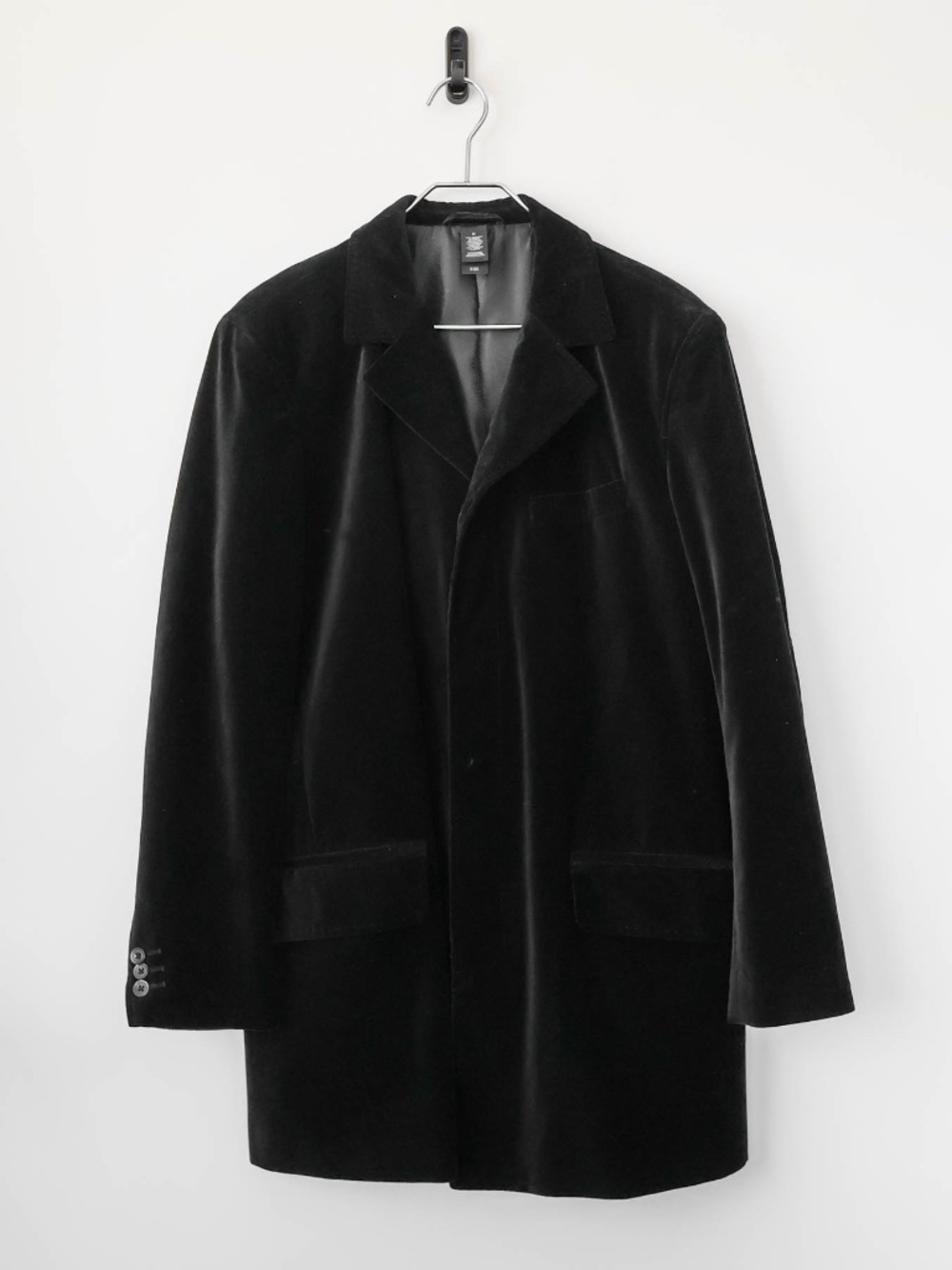 Amazing True Vintage Y2K Claiborne Velvet Overcoat Blazer
